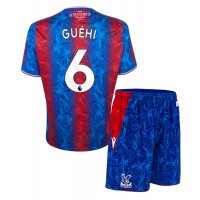 Echipament fotbal Crystal Palace Marc Guehi #6 Tricou Acasa 2024-25 pentru copii maneca scurta (+ Pantaloni scurti)